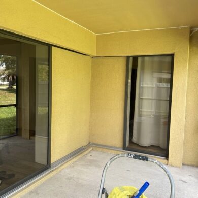 Custom Home Patio before